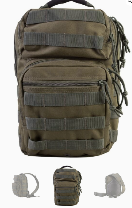 Kombat UK Mini Molle Shoulder Pack Olive